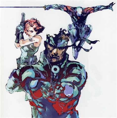 metal gear solid 1 box art|yoji shinkawa metal gear solid.